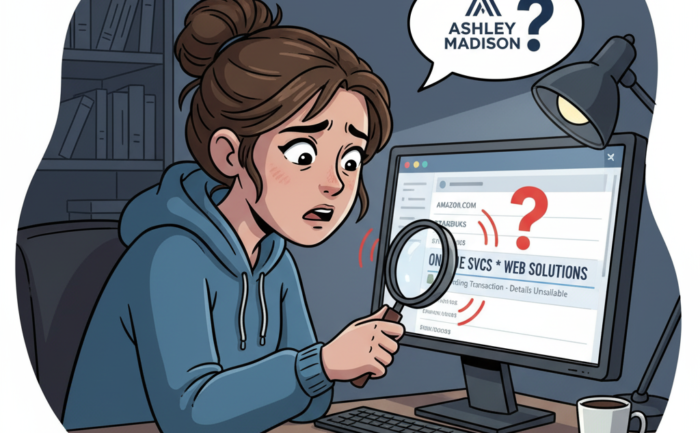 Ashley Madison charges show on bank and credit card statement