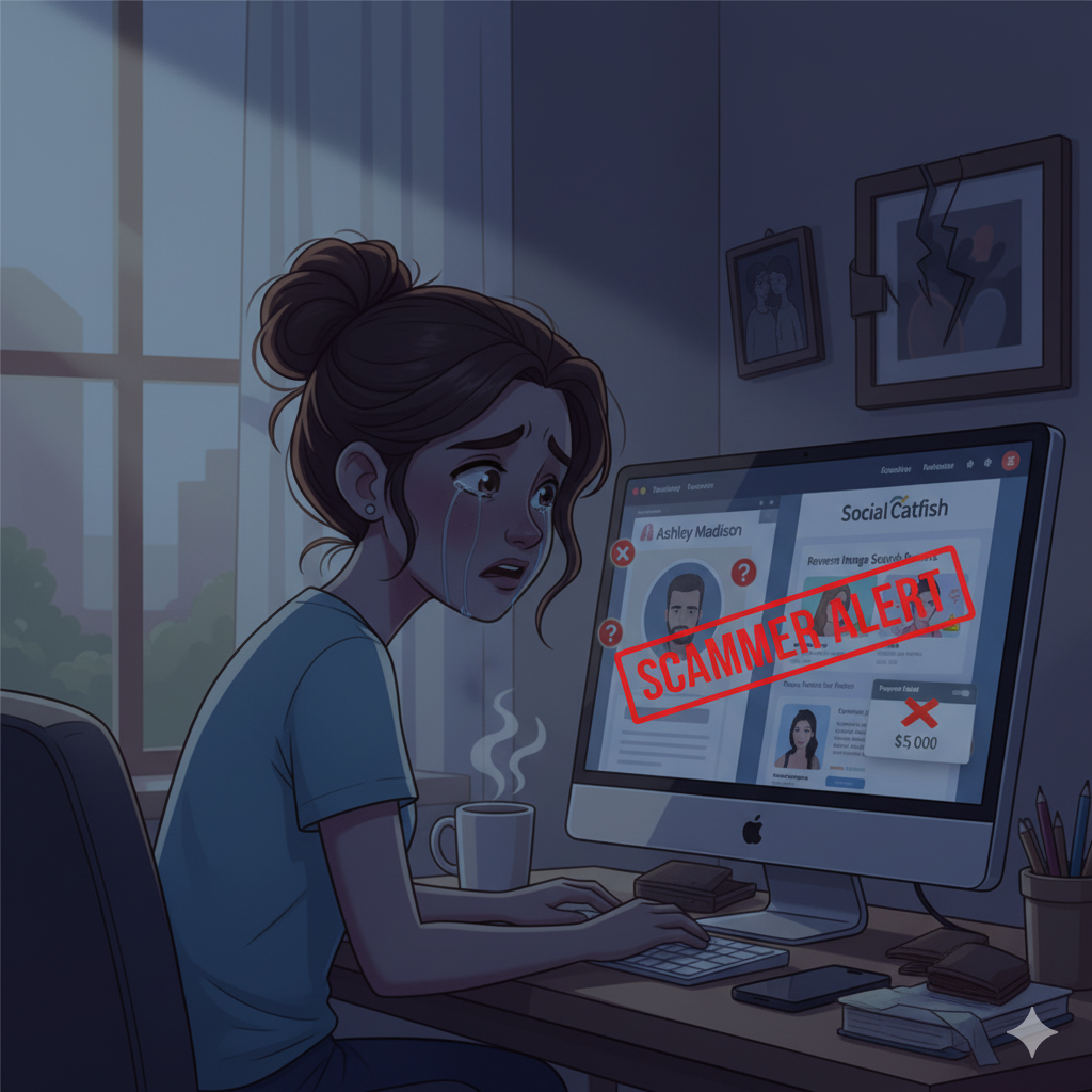 Spot bot Ashley Madison account in 2025